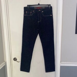 Classic Indigo Denim Straight Jeans